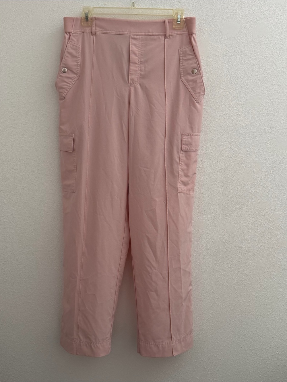 Athleta Vienna Pink Cargo Pants, lightweight, Size 12